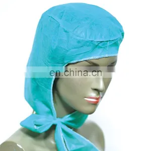 PP Nonwoven Disposable Surgical Hood/Medical Space Cap Manufacturer thumbnail-1