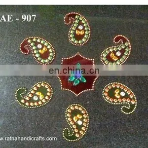 Decorative Handicrafts Rangoli Acrylic Indian thumbnail-1