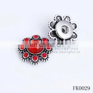 Nickel Free Lead Free Fashion Enamel Resin Decorative Snap Button Covers Snap Button Jewelry thumbnail-1