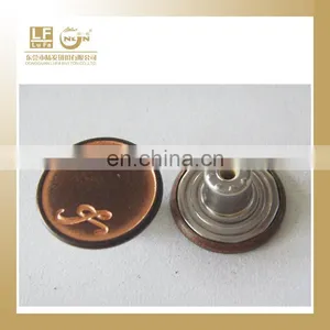 Customized Logo on Brass Jeans Button thumbnail-3