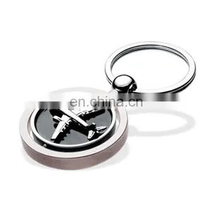 Hot Sell Costom Engraved Metal Keychains With Bag thumbnail-4