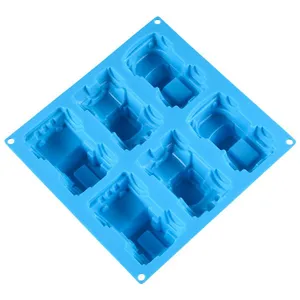 Free Sample Food Grade Heat Resistant Nontoxic Silicone Cake Mould Baking Mousse Pudding Mould Tool Car/Vehicle thumbnail-3
