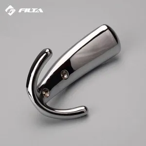 Fancy Design Filta Hardware Eco-Friendly Home Design Storage Small Double Zinc Alloy Coat Hook Hanger 6509 thumbnail-1