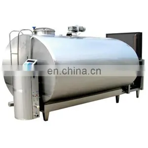 3000L Horizontal Type Milk Cooling Tank for Dairy Plant thumbnail-1