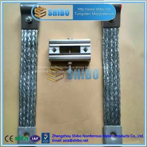 MoSi2 Heating Element Accessory, Connection Clamp & Aluminum Braided Strap thumbnail-1