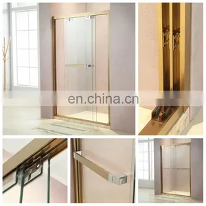 Small Shower Cubicle Steam Sliding Glass Shower Enclosure Shower Door thumbnail-1