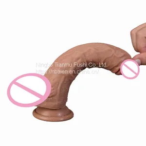 2021 New Arrival Double Layer Silicone Sex Products Toys Female Big Huge Realistic Dildo thumbnail-5