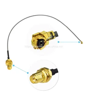 U.FL Mini PCI to Reverse Polarity SMA Pigtail Antenna WiFi Cable thumbnail-2