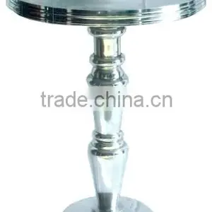 Aluminum Tea Coffee Table With Silverish Finish thumbnail-1