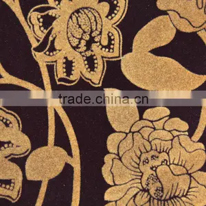 Polyester Flocking Cheap Fabric Curtain Fabric thumbnail-1