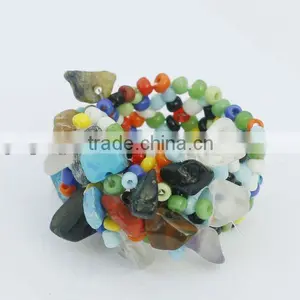 Mix Color Semi Precious Stone Rings thumbnail-1