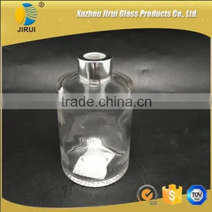250ml Clear Round Glass Diffuser Bottles thumbnail-2