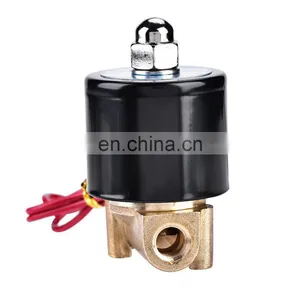 COVNA DN8 1/4 Inch 2 Way 12V 24V DC Normally Closed Miniature Brass Diesel Fuel Solenoid Valve thumbnail-3