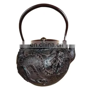 1.1/1.5L Handmade Cast Iron Traditional Tea Pot thumbnail-2