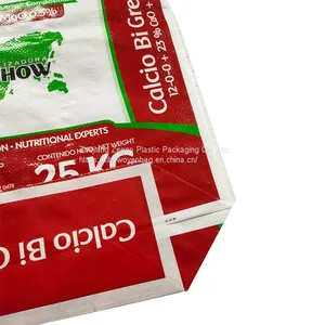 Polypropylene Woven Sacks India Factory High Quality Very Competitive Prices White Color With Green Liner Bag thumbnail-4