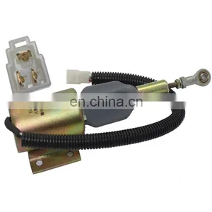 12V Flameout Solenoid Valve 3926411 For 6CT Diesel Engine thumbnail-1