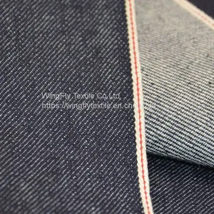 Factory Wholesale 11.5oz Cotton Slub Right Twill Denim Fabric 11.5oz 32/33 