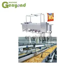 Full-Automatic Continuous Potato Chips Frying Machine/Fryer Equipment thumbnail-1