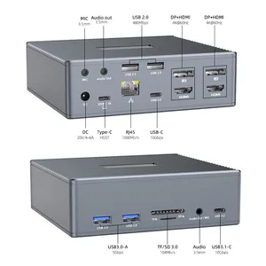 18-in-1 Smart USB3.2 Gen2 Docking Station thumbnail-1