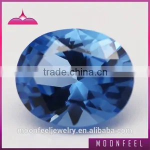 Oval Cut Synthetic Blue Spinel Gemstone thumbnail-1