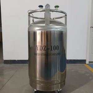 Laboratory Stainless Steel Liquid Nitrogen Tank Self Pressurization Tank YDZ-100 Price Discount thumbnail-3