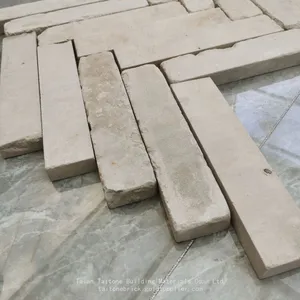 Thin Old White Brick Veneer Tile 22mm, Antique Wall Decoration, Lightweight & Easy Install thumbnail-3