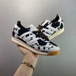 Adidas Wales Bonner x Sl 72 KRS Classic Retro Low-top Casual Sports Jogging Shoes for Men and Women thumbnail-2