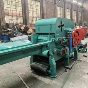 Automatic Wood Crushing Machine for Continuous Wood Chips Manufacturing in Sawmill and Timber Industries thumbnail-3
