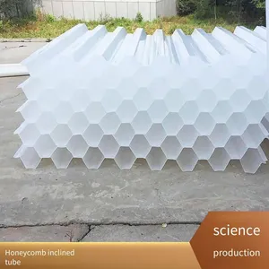 Factory In-stock, Hexagonal Honeycomb Inclined Tubes for Sedimentation Tanks, Wholesale of Honeycomb Inclined Tube Fillers thumbnail-3