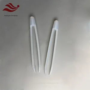Pfa Serrated Tweezers Anti - Slip Clips, Corrosion - Resistant Teflon Serrated Clamps for Stable Particle Grasping thumbnail-2