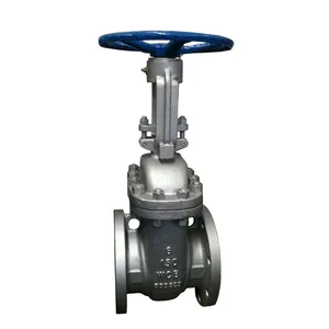 ANSI 150lb/300lb Cast Steel CF8m / CF8/SS304/SS316 Rising Stem Flanged Gate Valve Motorized Control Valves thumbnail-1