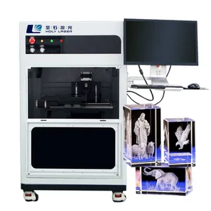 Holy Laser 3D CNC AI High-efficiency Internal Laser Engraving Machine, Suitable for Crystal Glass Acrylic and Trophies thumbnail-1