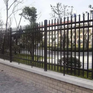 Stylish Steel Fence Panel With Wrought Iron Ornamental Features for Enhanced Curb Appeal thumbnail-4