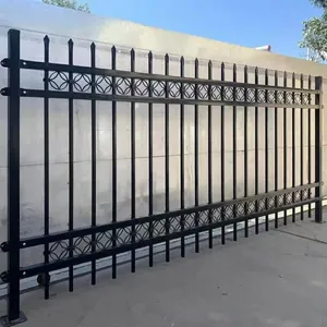 Steel Ornamental Guardrail Fence Panel for Garden and House Security thumbnail-2