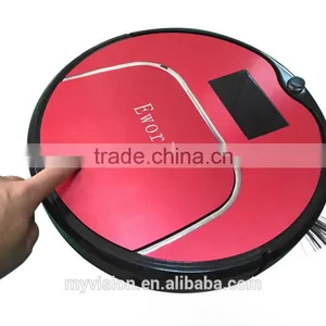 Eworld M884 New Design Floor Wash Robot Smart Vacuum Cleaners Robot Infrared Induction Receiver Alarm Function With Mop thumbnail-1