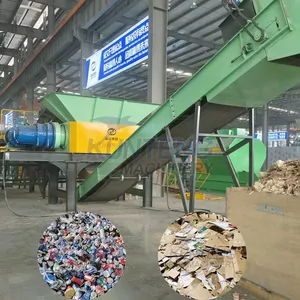 Large Scrap Metal Crushing Production Line Aluminum Alloy Steel Door Window Shredder Machine EPC thumbnail-1