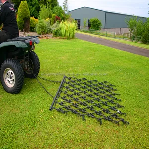 Galvanized Steel 6*6ft 3*6ft Baseball Field Drag Mat Tuff Yard Drag Mat for Manual or Vehicle Pulling Welding Custoimzed thumbnail-1