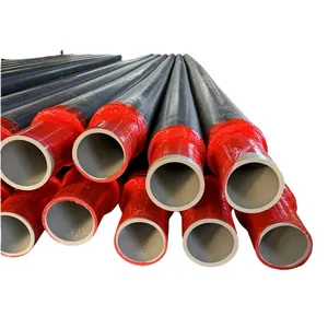 Cold and Hot Water Transport Polyurethane Steam Jacket Insulation Pipe thumbnail-1
