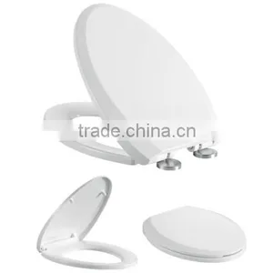 HL-815 MEIYE UF 455*365*65mm Round Soft-closing Toilet Seat Cover Ramp Down Toilet Lid thumbnail-2