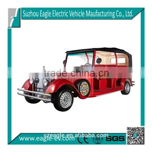 4 Wheel Electric Vehicle , Comfortable Bench Seat With High Backrest, Luxury Classic Design for Wedding Occasion CE Approved thumbnail-1