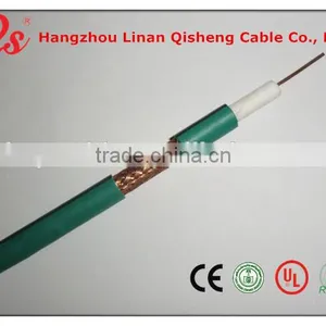75 Ohm Coaxial Cable RG6 Low db Loss Cable and Wire for CATV Satellite System CE RoHS UL Approved Vga Cable thumbnail-1