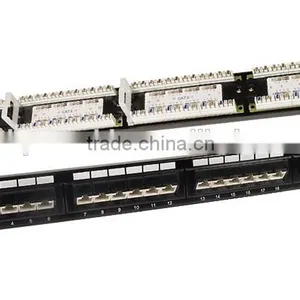 19" Fiber Optic Patch Panel UTP 24 Port RJ45 Cat6 Patch Panel thumbnail-1