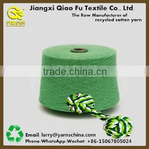 Open End Recycled Cotton Yarn Blended Polyester for Knitting Pet Toy With Free Yarn Sample thumbnail-2