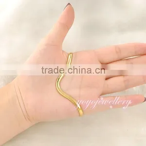 Rose Gold Cheap Cuff New Gold Models Hand Palm Bracelet thumbnail-3