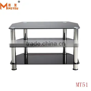 Best Selling New Model Cheap Glass Corner tv Stands thumbnail-1