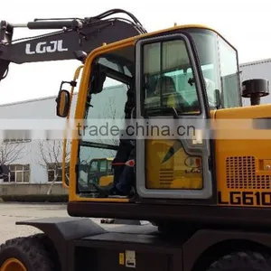 Excavator Part, Excavator for Sale, Hydraulic Excavator,8T Wheel Excavator, Mini Excavator, Excavator thumbnail-1