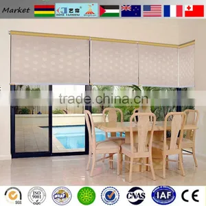 Yilian Somfy Tubular 220v Motor Roller Blinds Curtain for Hotel /living Room Curtain thumbnail-1