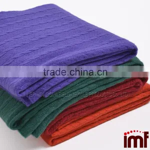 Huhhot Handmake Cashmere Knitted Baby Blanket thumbnail-1