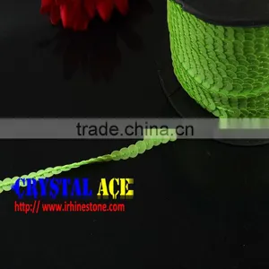 New Arrival Fashion Spangle Green Sequin Trimming In Roll thumbnail-1