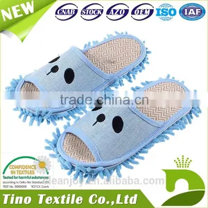 Furry Warm Sandals Slippers Good Quality Washable Bathroom Mop Slippers thumbnail-1